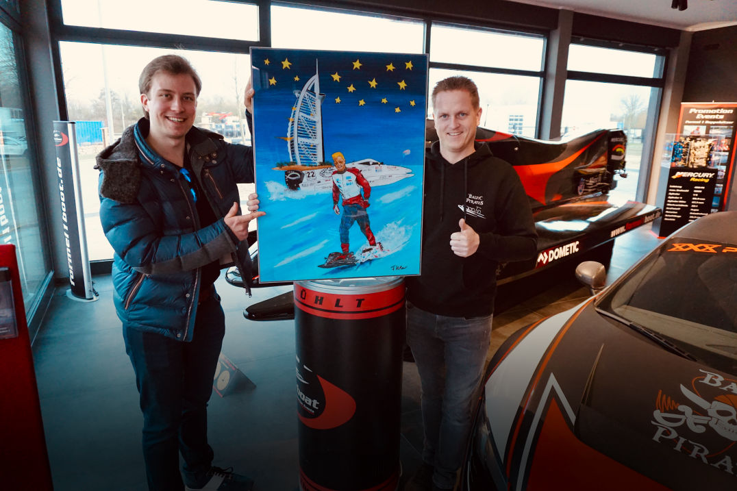 Robin Klink und F1 Powerboat Pilot – Fabian Kalsow